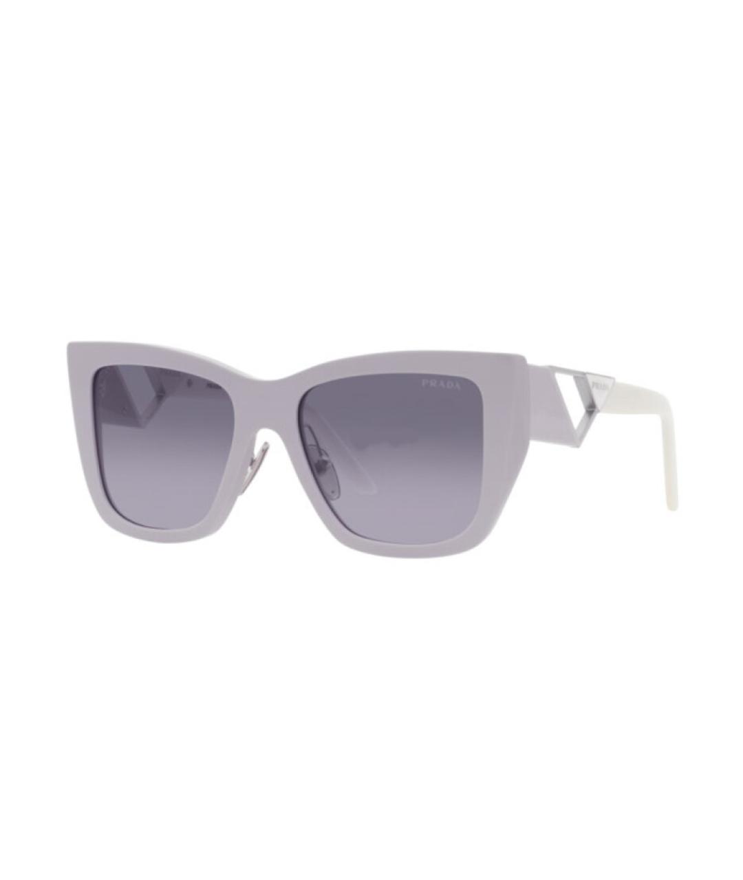 PRADA Фиолетовые пластиковые солнцезащитные очки, фото 1
