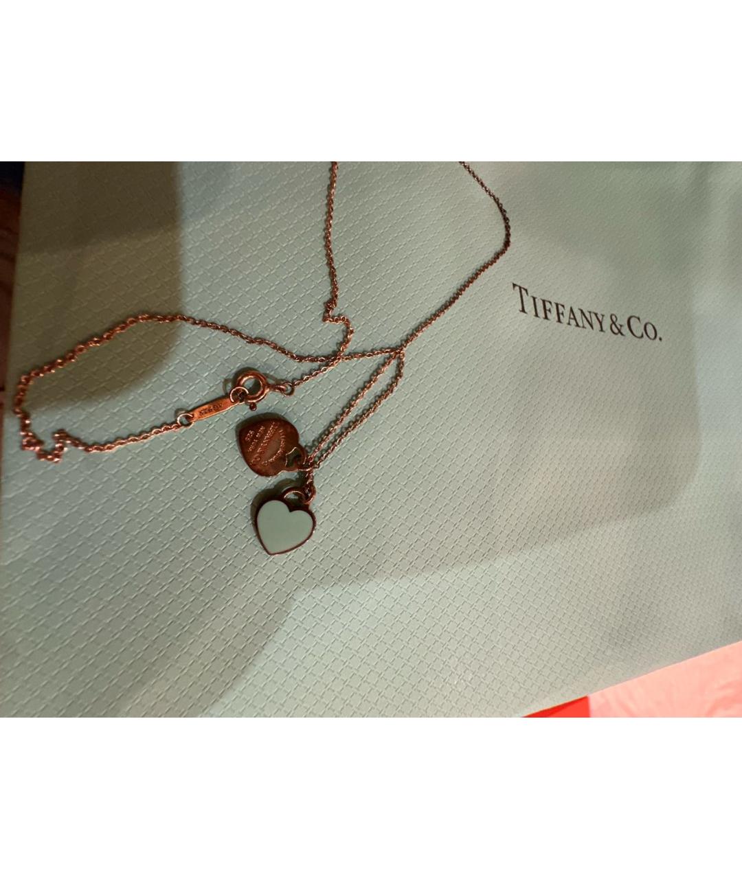 TIFFANY&CO Бирюзовое серебряное колье, фото 4