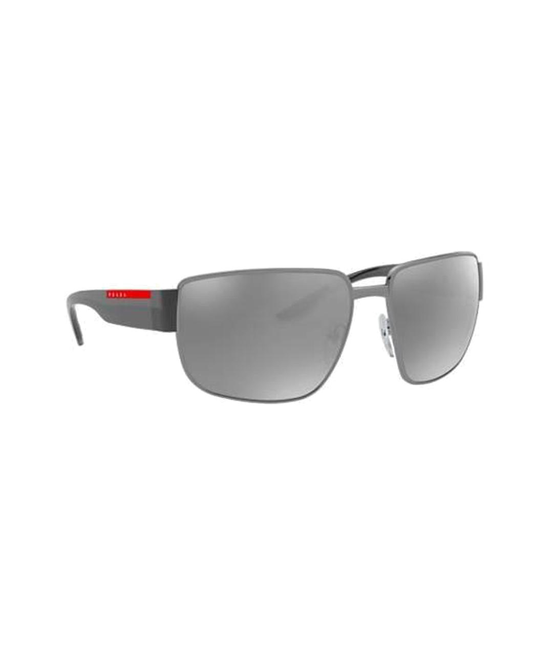 PRADA Серые пластиковые солнцезащитные очки, фото 1