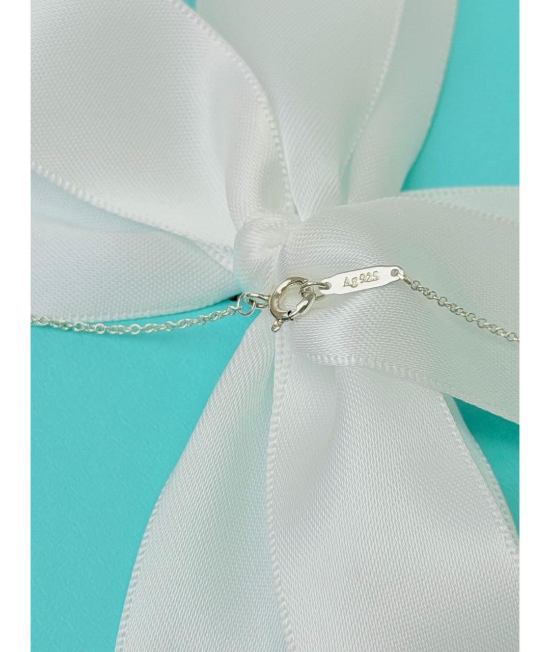 TIFFANY&CO Бирюзовое серебряное колье, фото 5