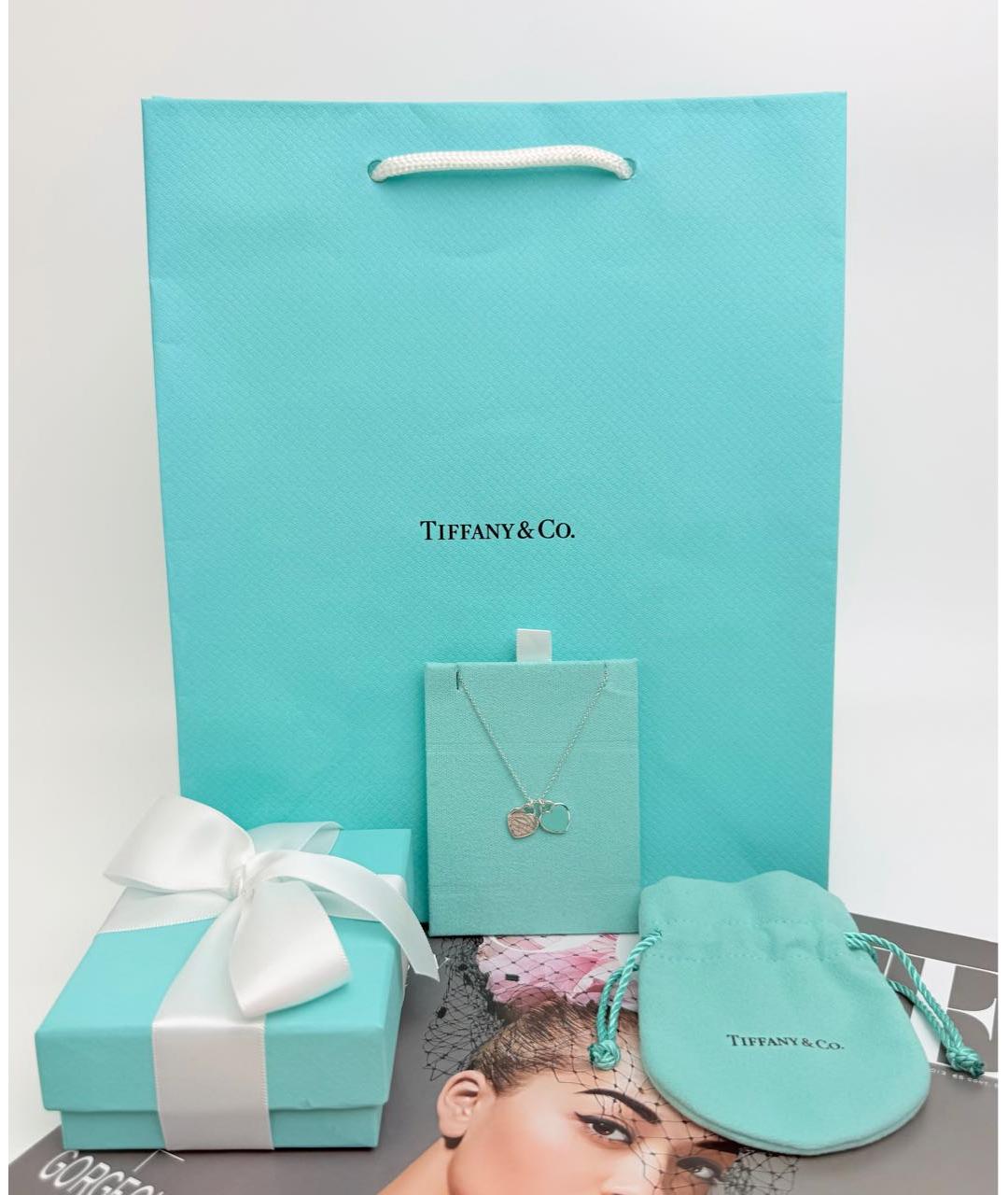 TIFFANY&CO Бирюзовое серебряное колье, фото 2