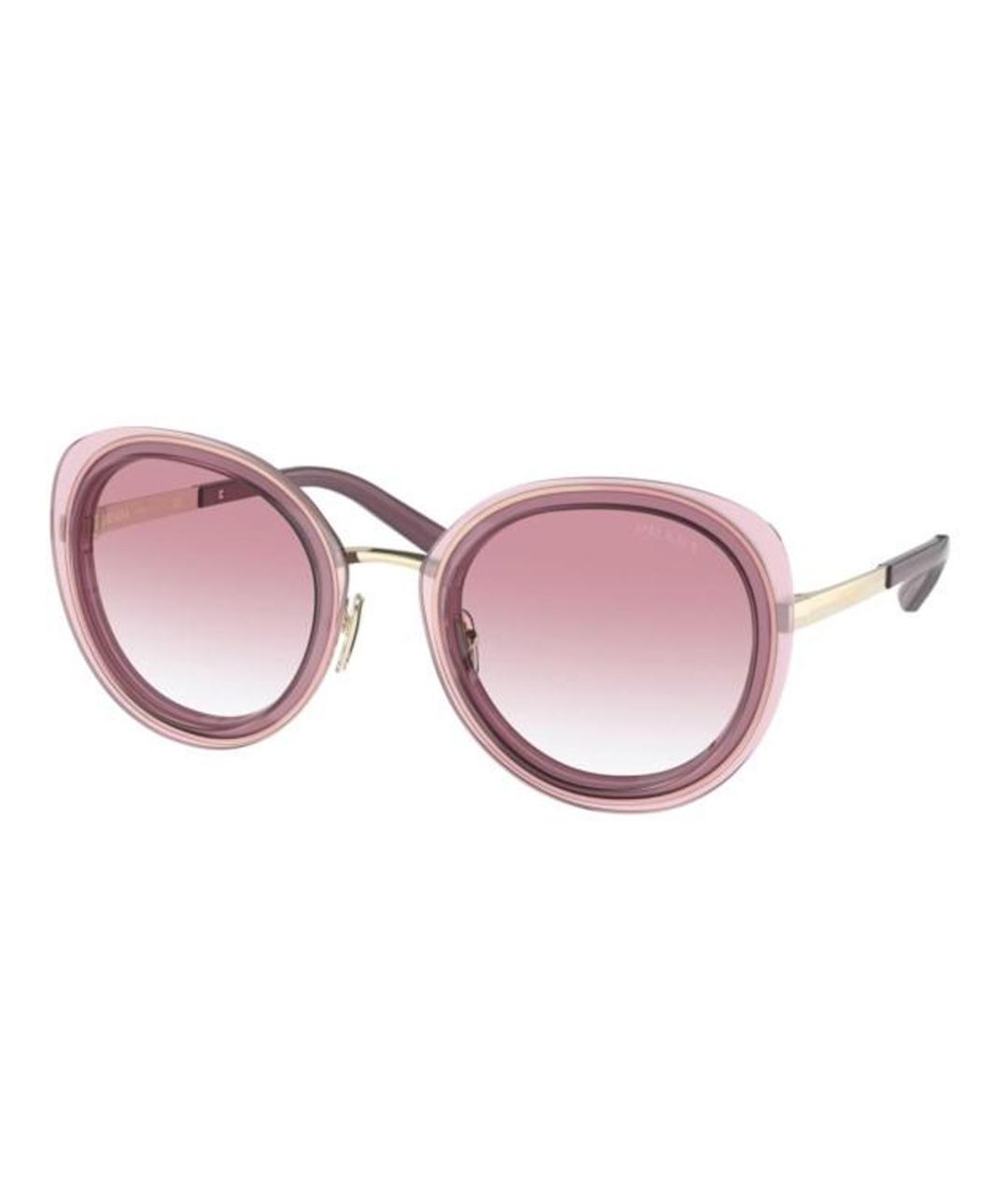 PRADA Розовые пластиковые солнцезащитные очки, фото 1
