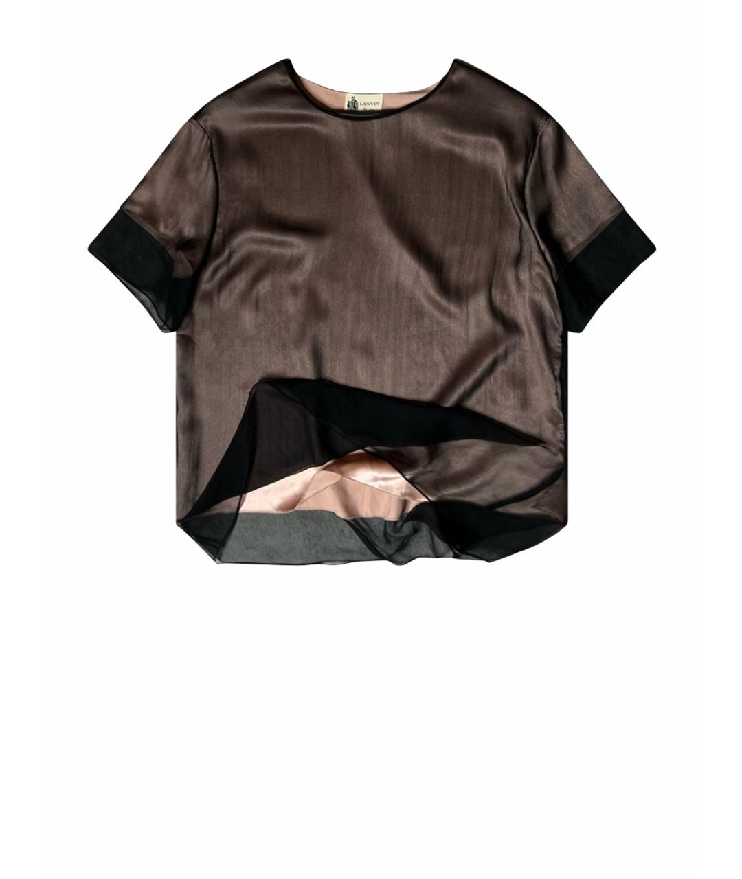 LANVIN Мульти шелковая блузы, фото 1