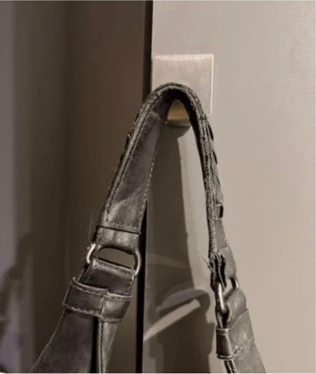 BOTTEGA VENETA Черная кожаная сумка тоут, фото 3