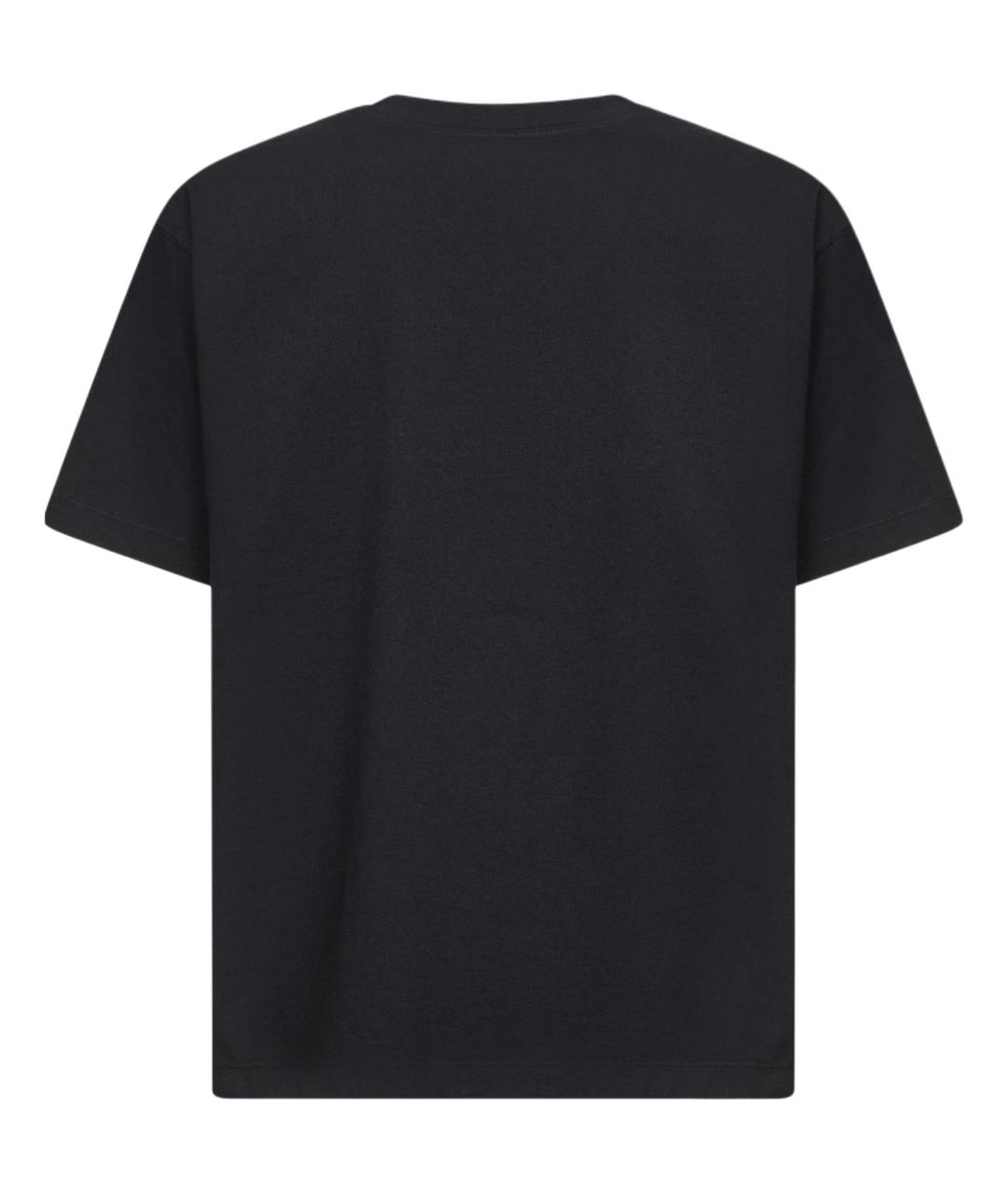STONE ISLAND Черная футболка, фото 2