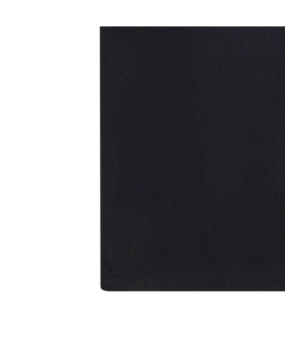 STONE ISLAND Черная футболка, фото 3
