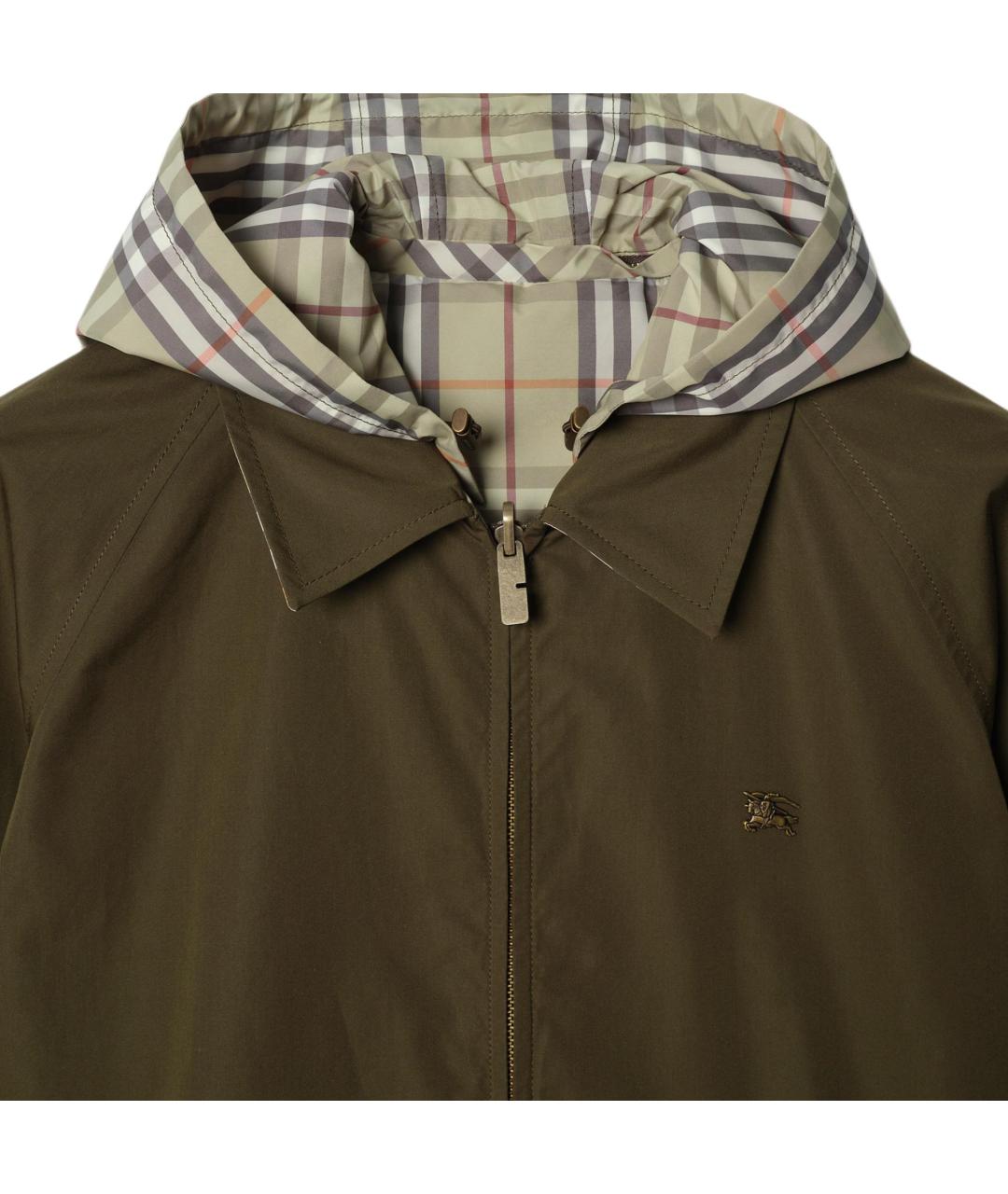 BURBERRY Хаки куртка, фото 4