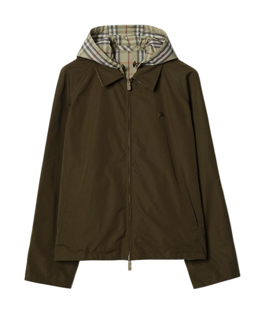 BURBERRY Хаки куртка, фото 1