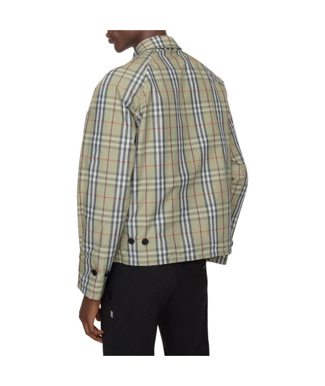 BURBERRY Хаки куртка, фото 3