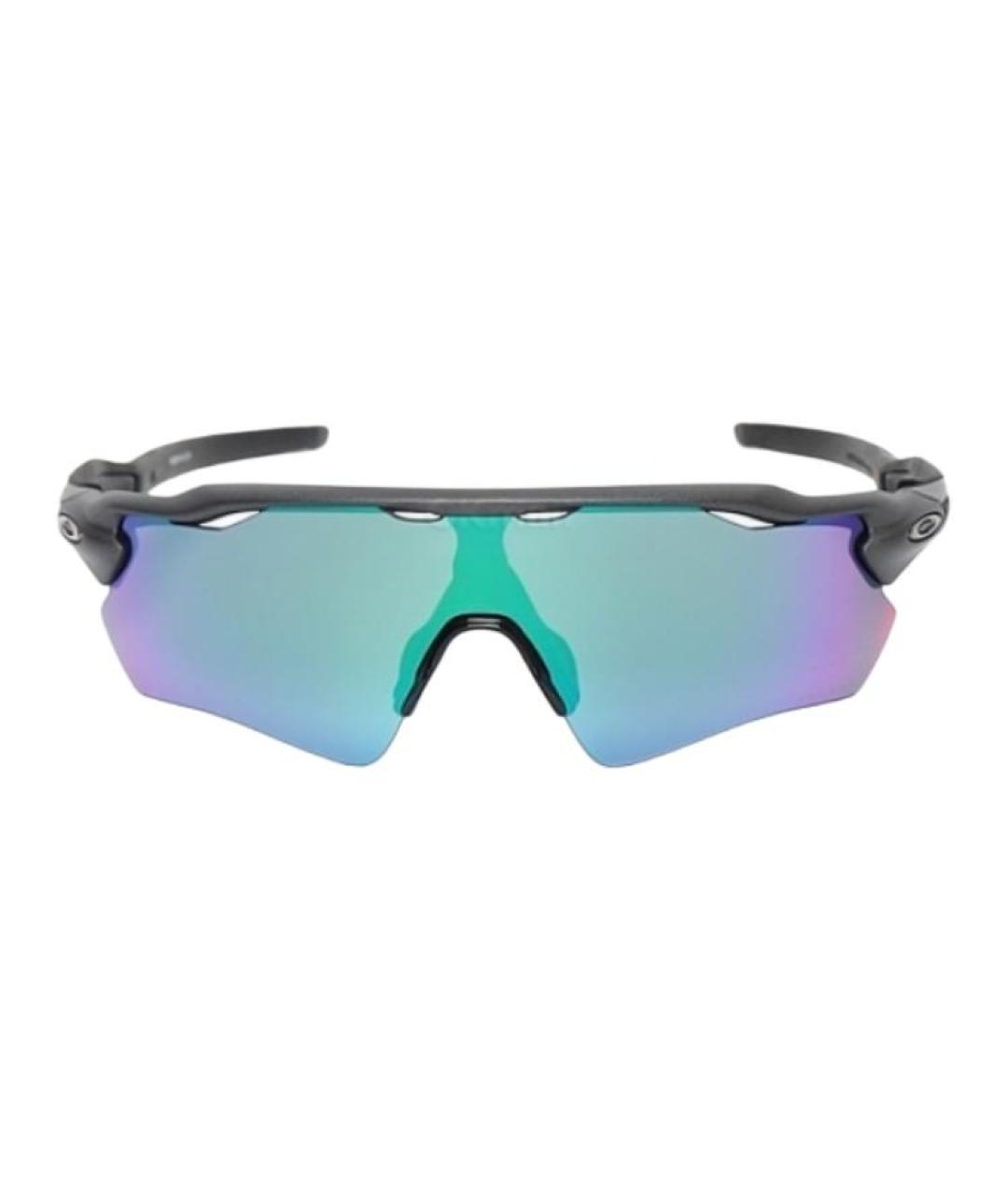 OAKLEY Серебряные пластиковые солнцезащитные очки, фото 2