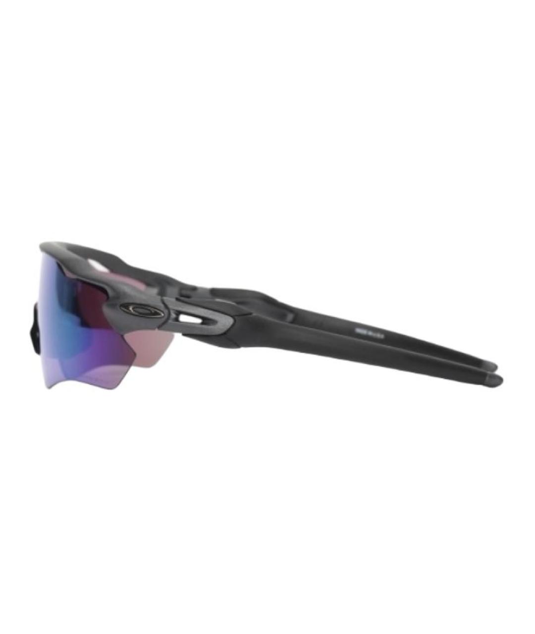 OAKLEY Серебряные пластиковые солнцезащитные очки, фото 3