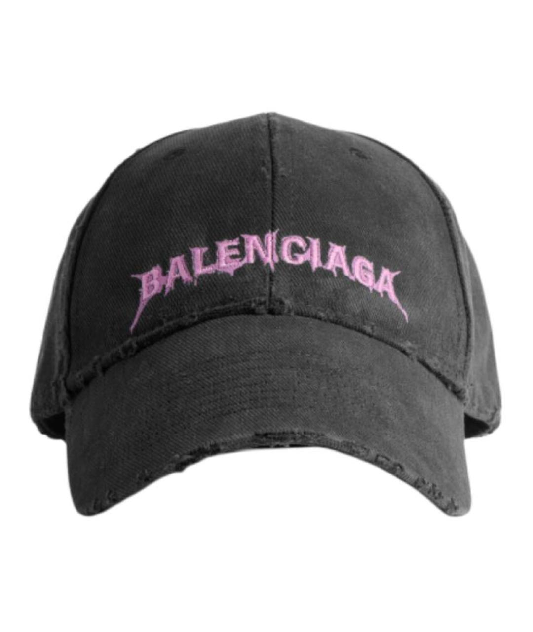 BALENCIAGA Черная кепка/бейсболка, фото 1