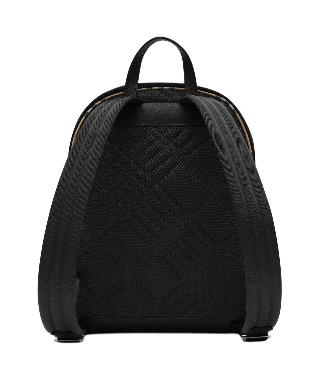 BURBERRY Черный синтетический рюкзак, фото 3