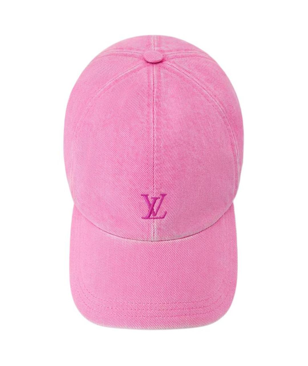 LOUIS VUITTON Розовая кепка, фото 2