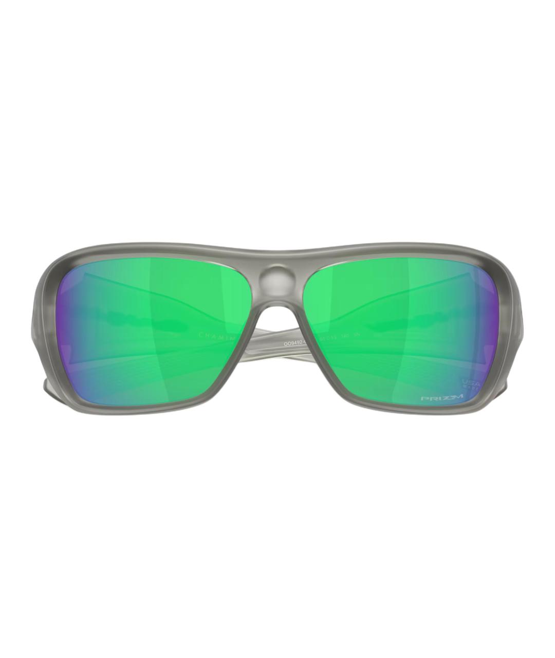 OAKLEY Серые пластиковые солнцезащитные очки, фото 4