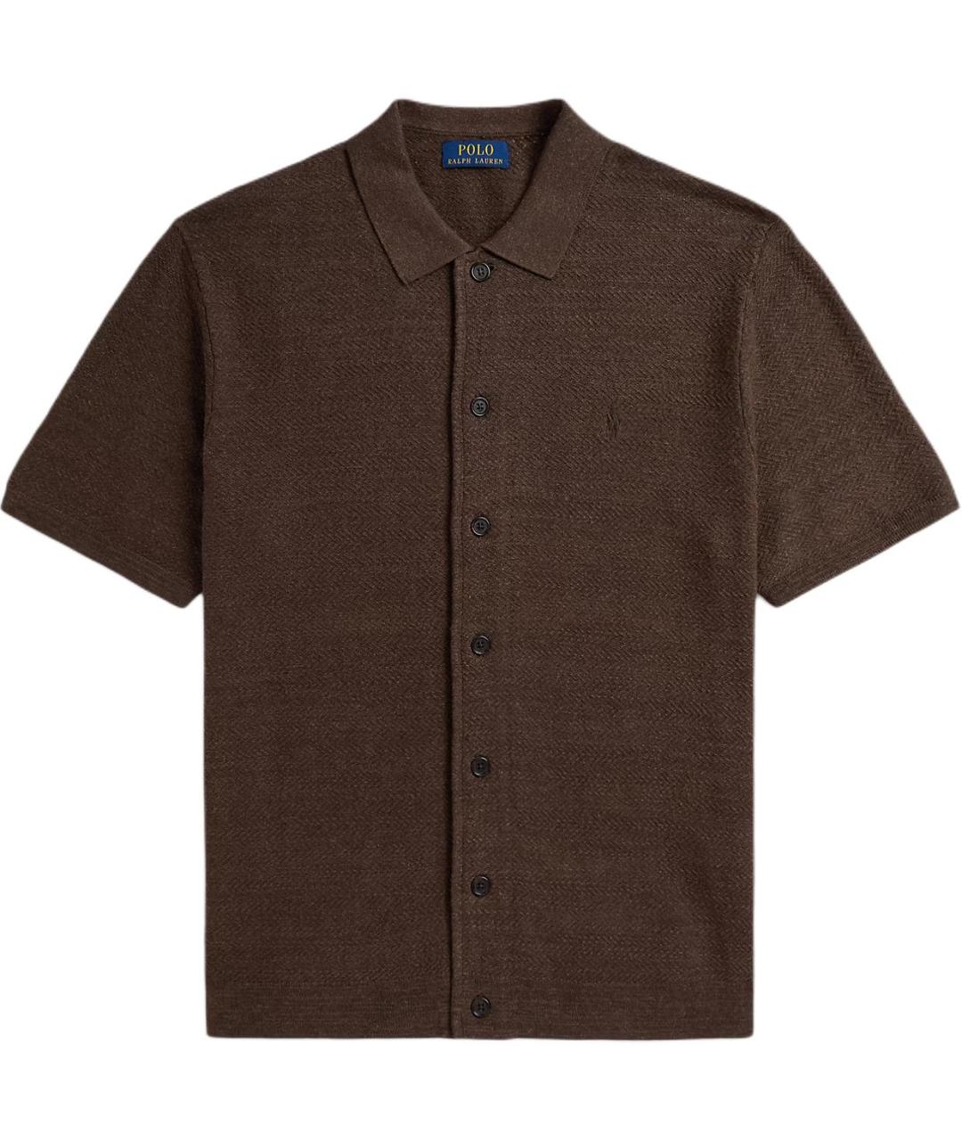 POLO RALPH LAUREN Коричневый кардиган, фото 1