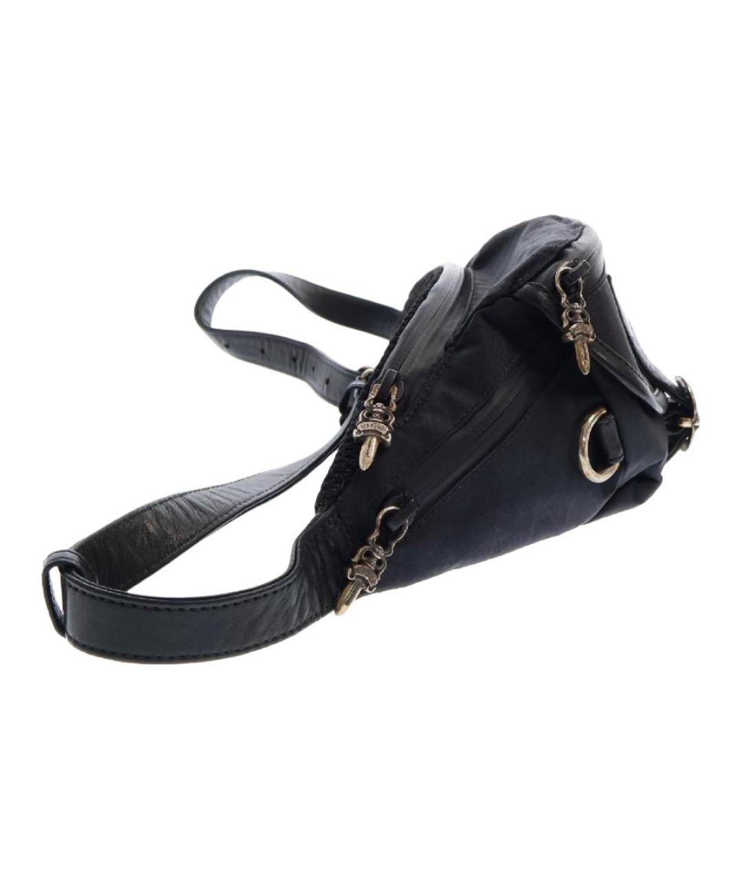CHROME HEARTS Черная поясная сумка, фото 3