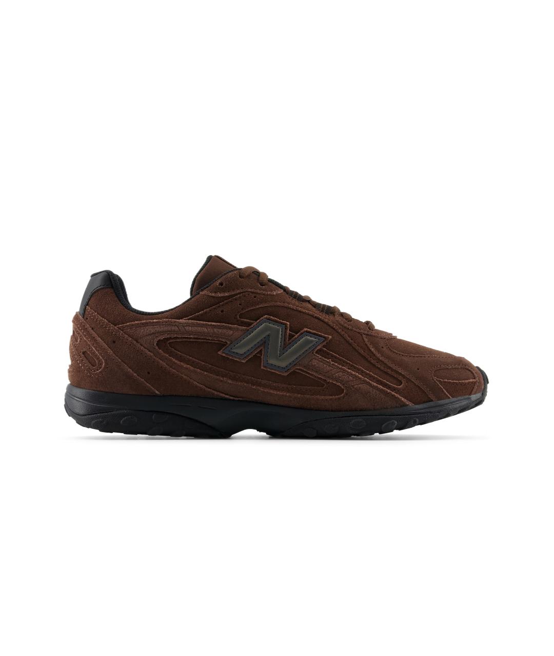NEW BALANCE Коричневые кожаные кроссовки, фото 5