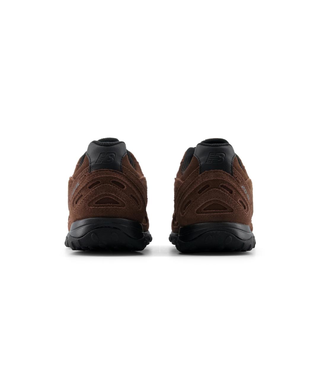 NEW BALANCE Коричневые кожаные кроссовки, фото 4