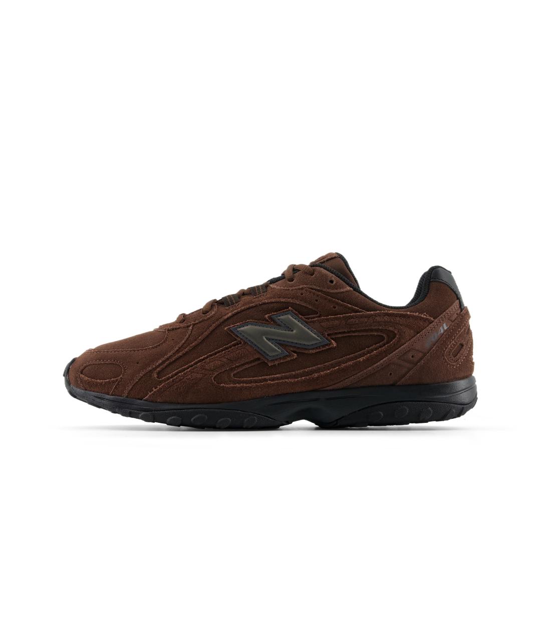 NEW BALANCE Коричневые кожаные кроссовки, фото 2