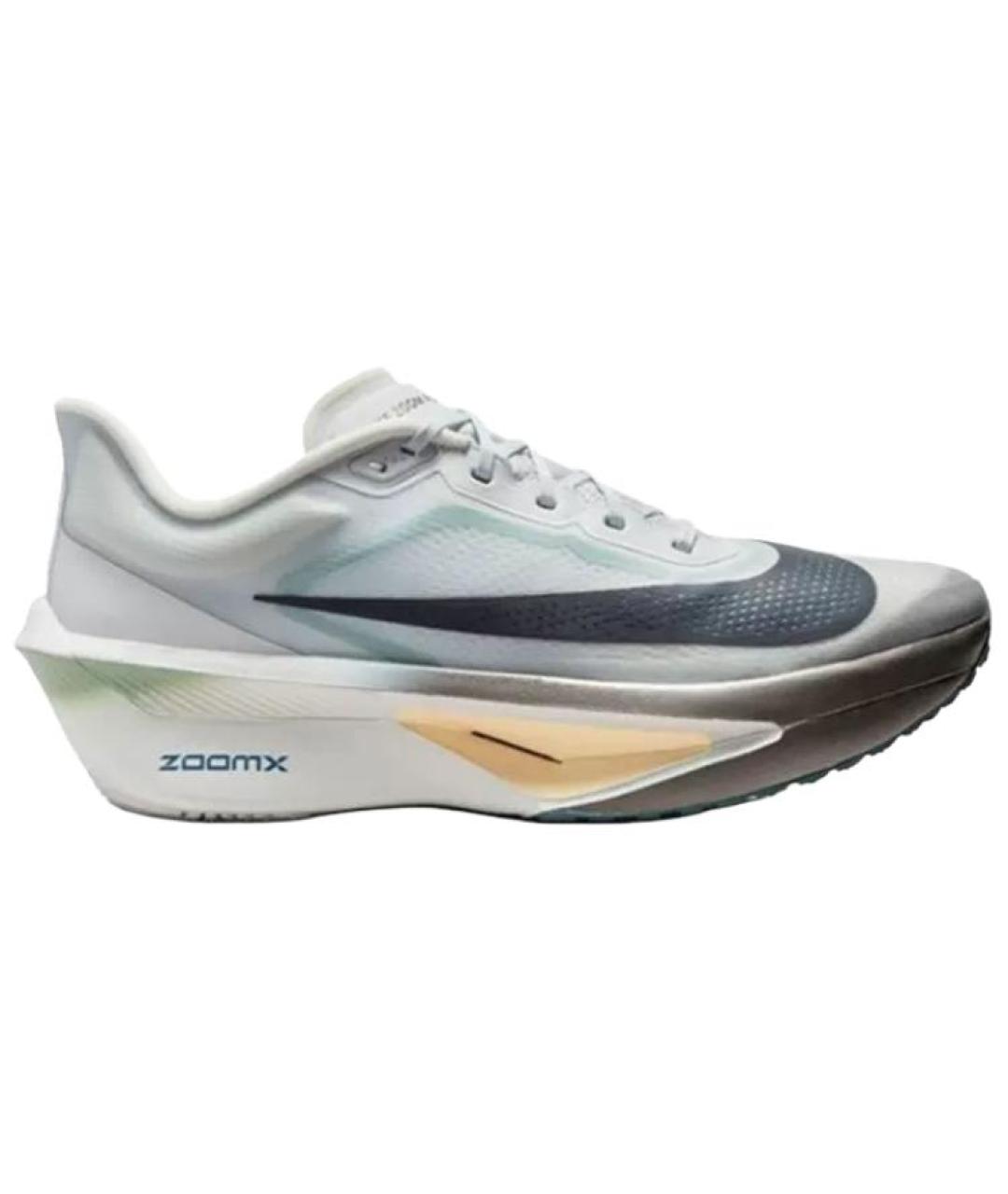 NIKE Серые синтетические низкие кроссовки / кеды, фото 7