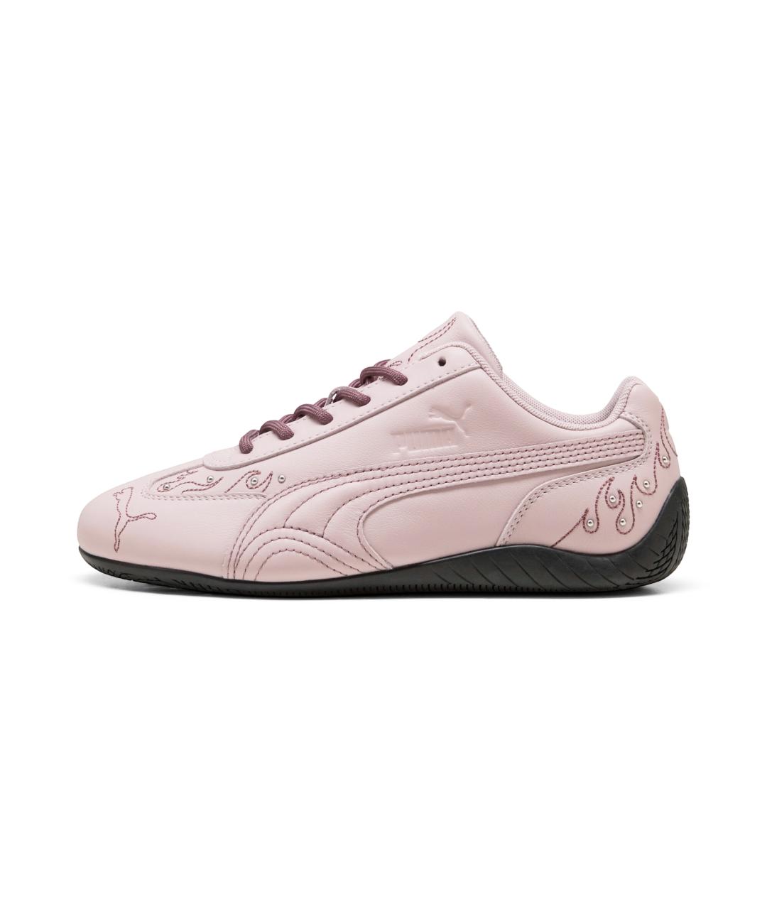 PUMA Розовые кожаные кроссовки, фото 8