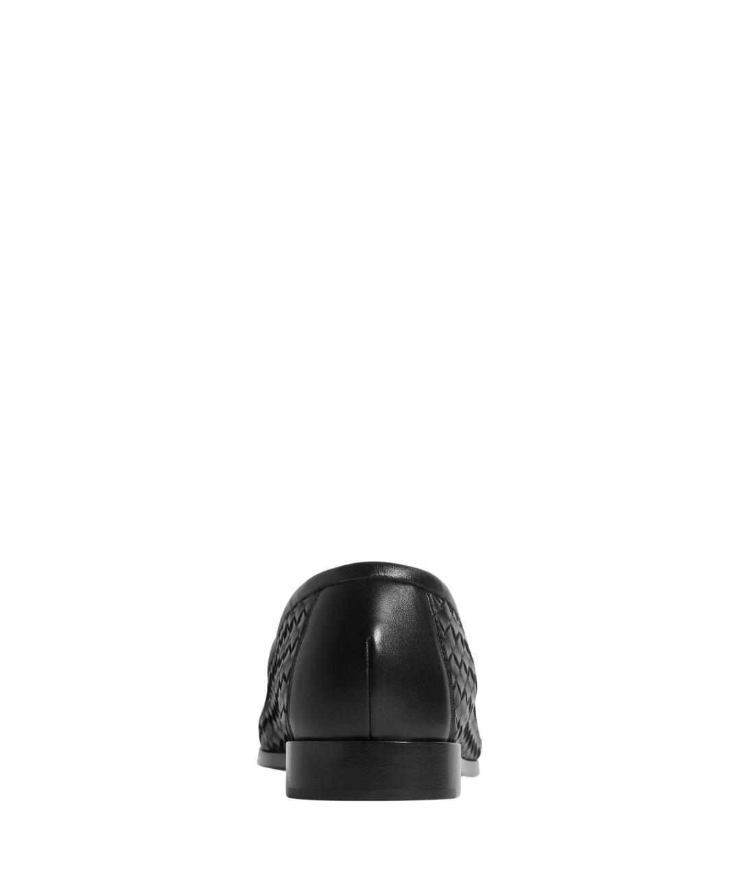 BOTTEGA VENETA Черные кожаные лоферы, фото 2