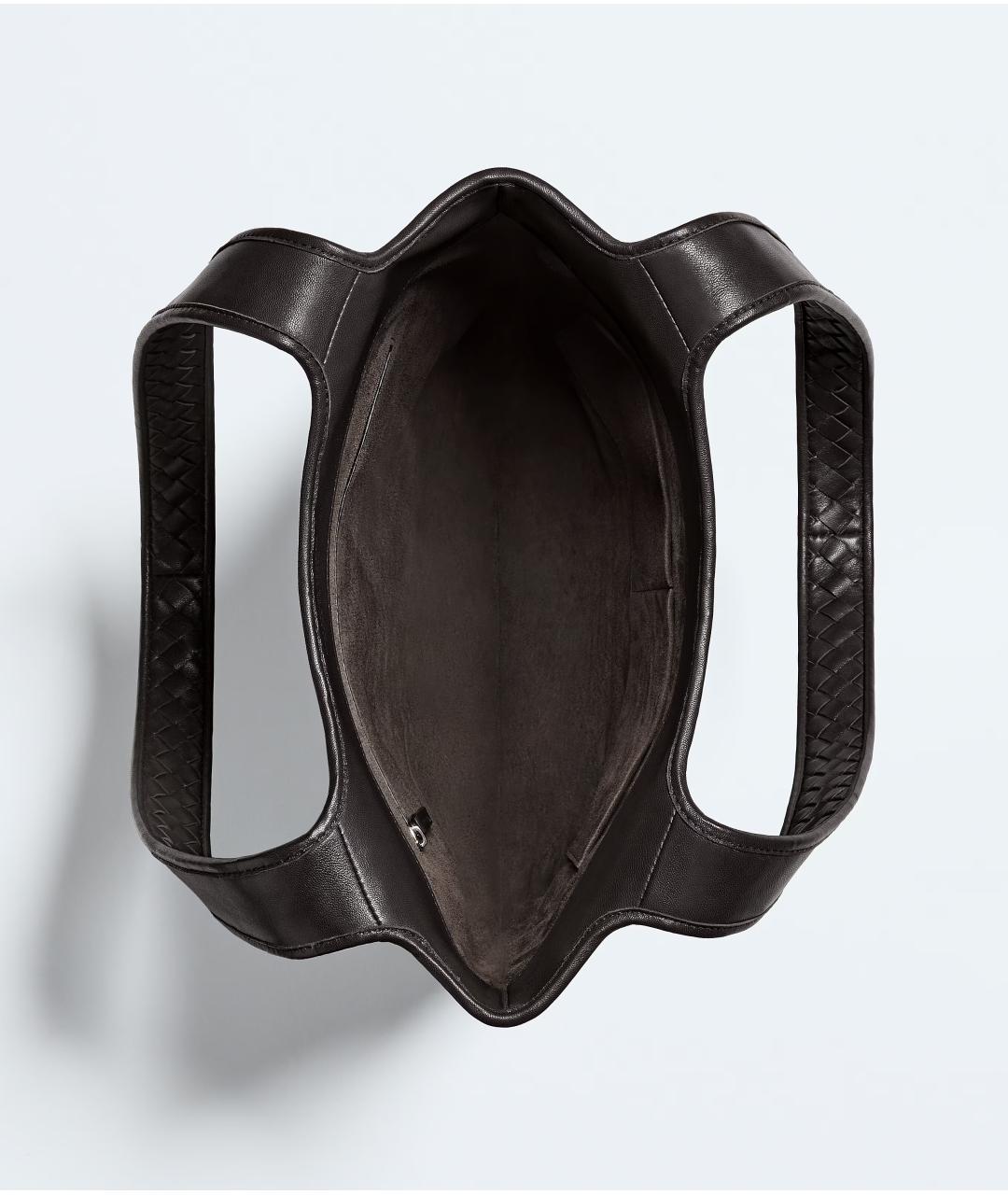 BOTTEGA VENETA Коричневая кожаная сумка тоут, фото 2
