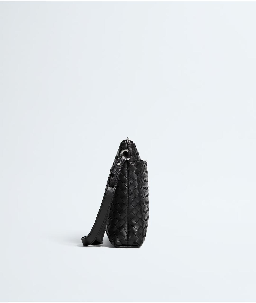 BOTTEGA VENETA Черная кожаная папка для документов, фото 3