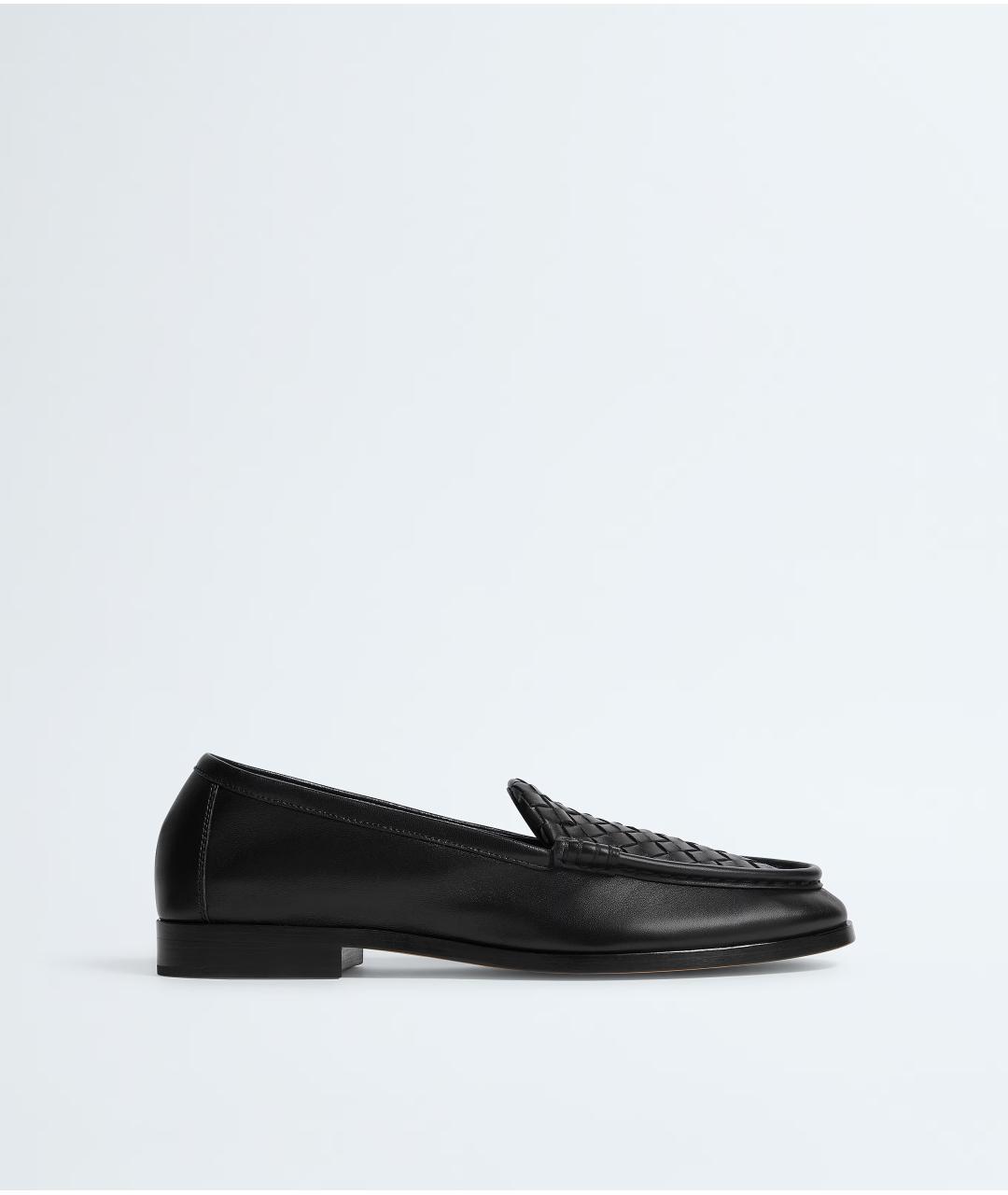 BOTTEGA VENETA Черные кожаные лоферы, фото 5