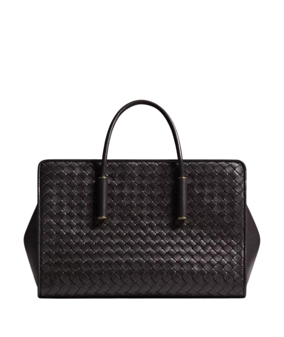 BOTTEGA VENETA Коричневая кожаная сумка тоут, фото 1