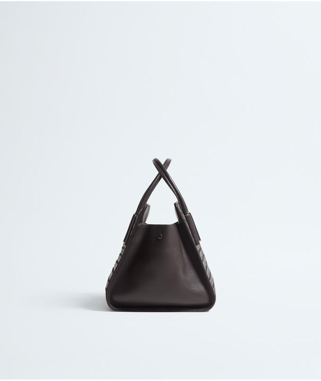 BOTTEGA VENETA Коричневая кожаная сумка тоут, фото 3