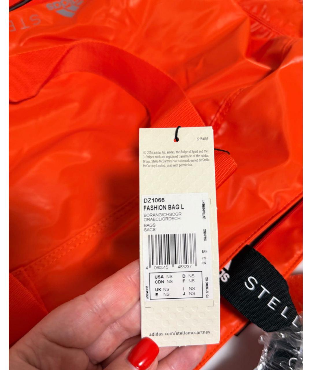 ADIDAS BY STELLA MCCARTNEY Оранжевая дорожная/спортивная сумка, фото 8