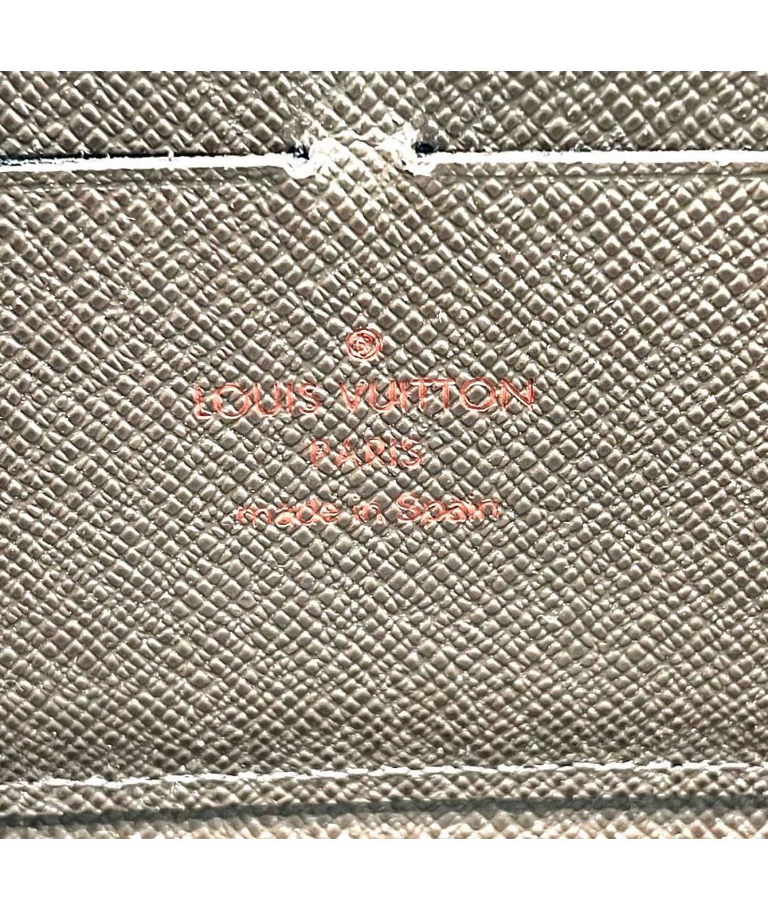 LOUIS VUITTON Коричневый кошелек, фото 7