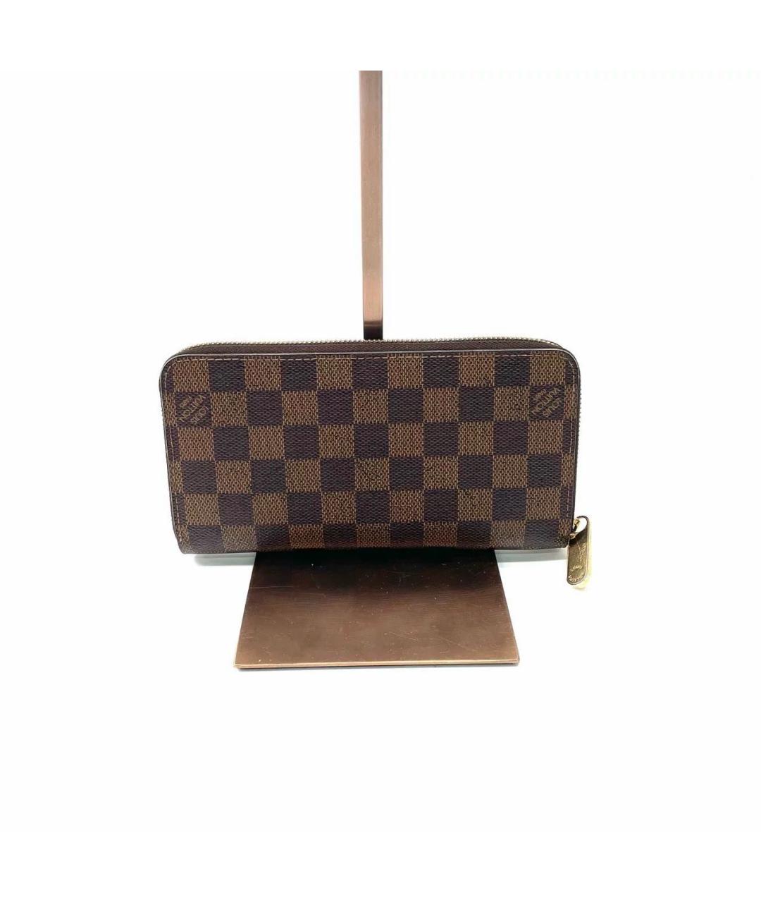 LOUIS VUITTON Коричневый кошелек, фото 8