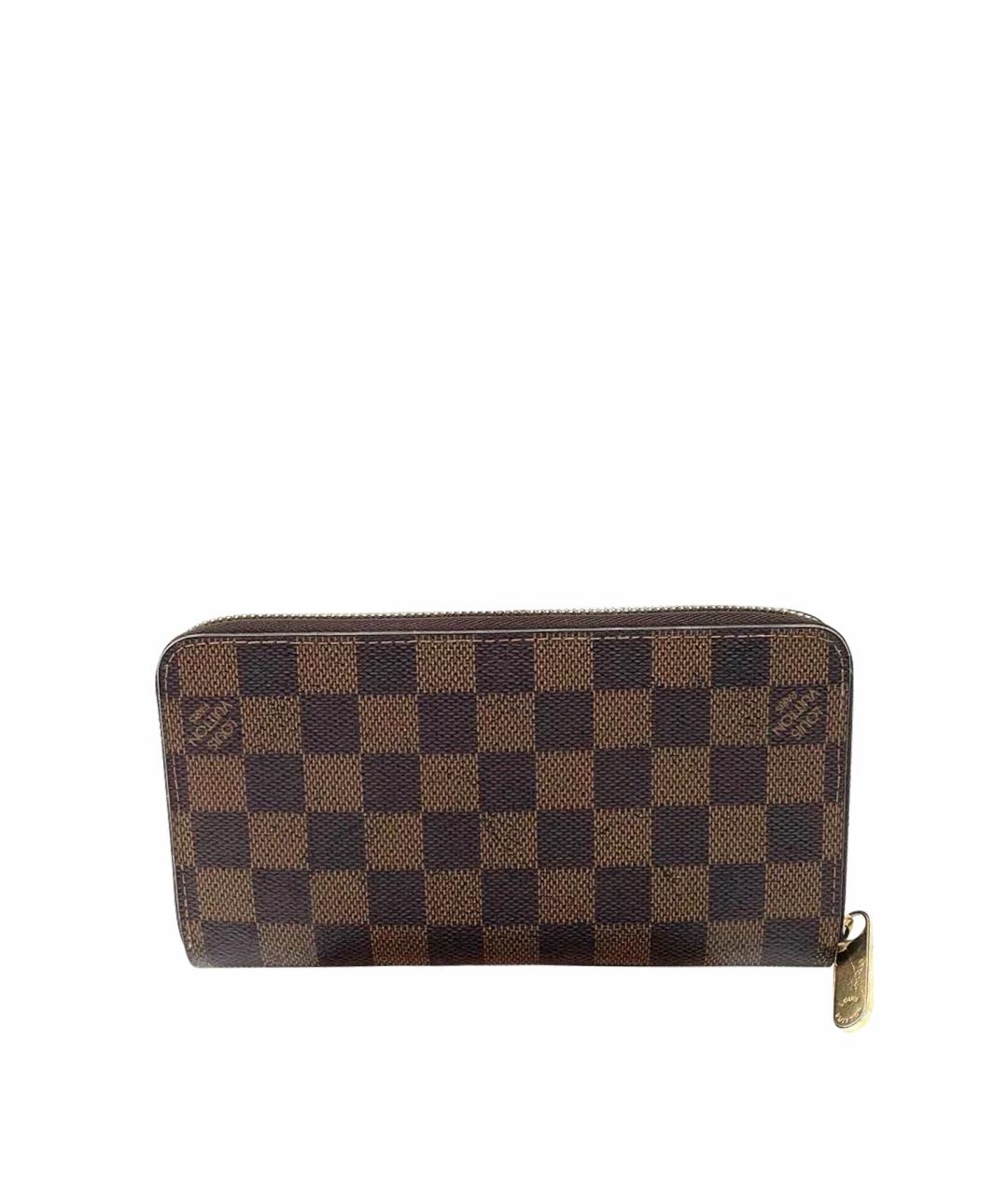 LOUIS VUITTON Коричневый кошелек, фото 1