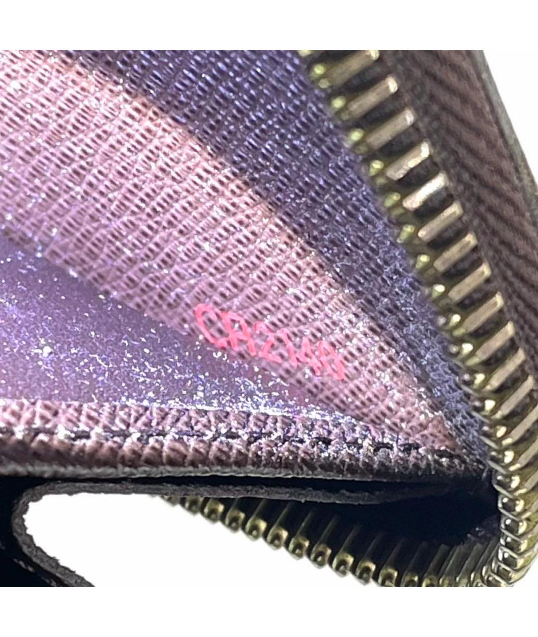 LOUIS VUITTON Коричневый кошелек, фото 6