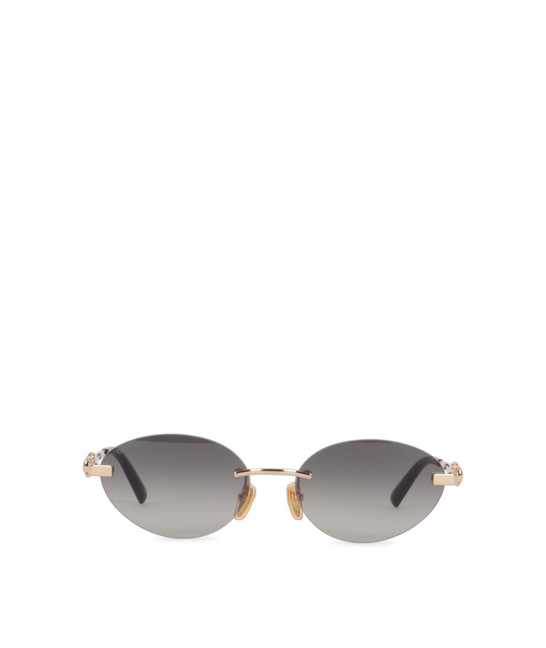 GUCCI Золотые солнцезащитные очки, фото 1