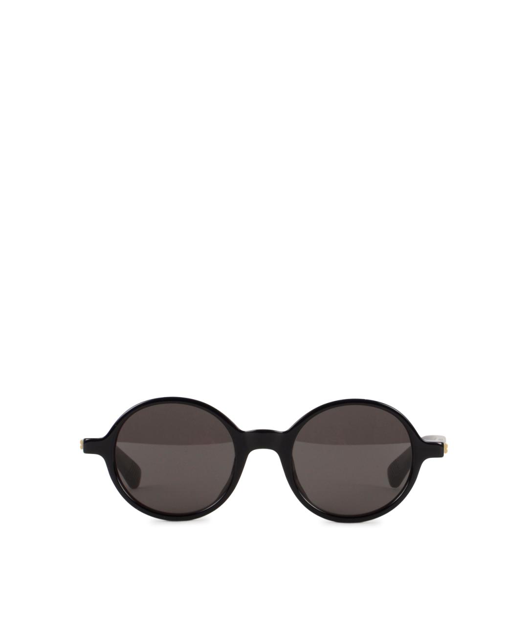 BOTTEGA VENETA Черные пластиковые солнцезащитные очки, фото 2