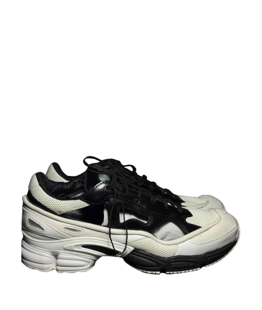 ADIDAS X RAF SIMONS Белые текстильные низкие кроссовки / кеды, фото 1