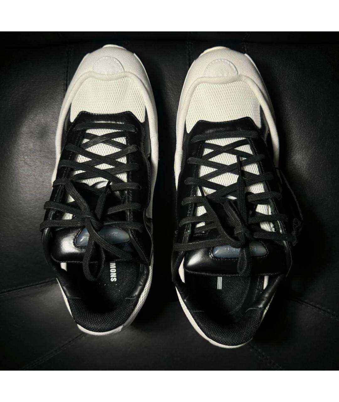 ADIDAS X RAF SIMONS Белые текстильные низкие кроссовки / кеды, фото 8