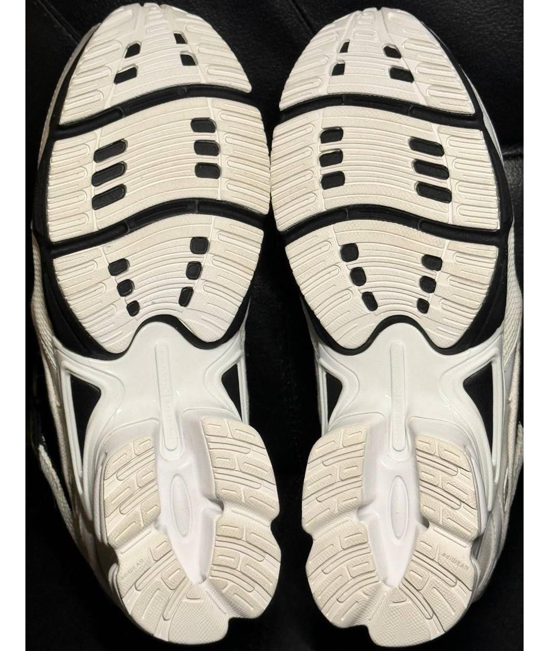 ADIDAS X RAF SIMONS Белые текстильные низкие кроссовки / кеды, фото 7