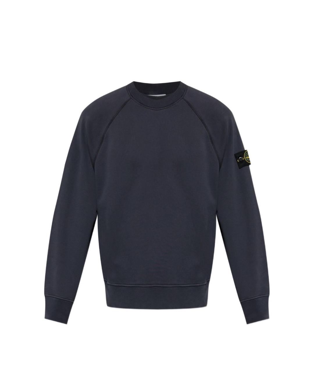 STONE ISLAND Синий хлопковый джемпер / свитер, фото 1
