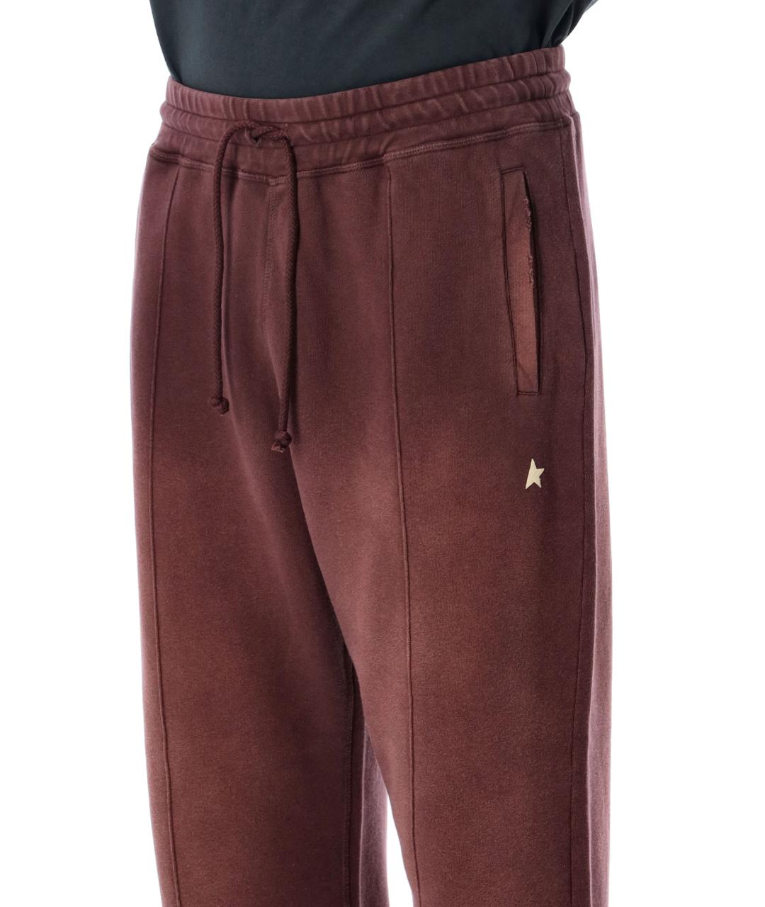 GOLDEN GOOSE Мульти хлопковые повседневные брюки, фото 3