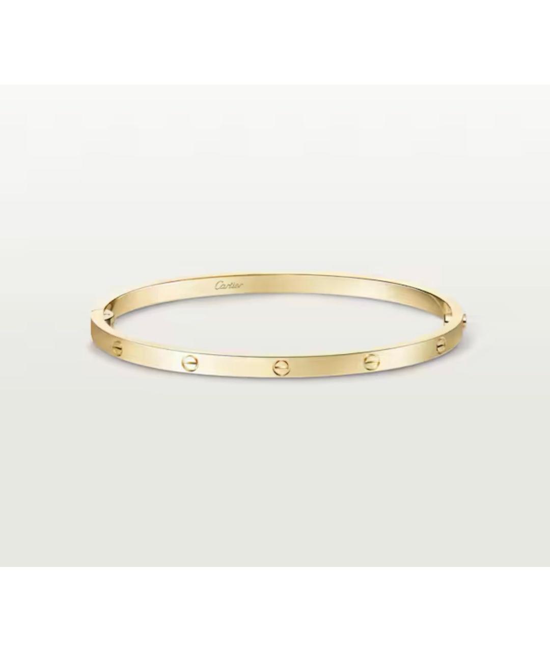 CARTIER Золотой браслет из желтого золота, фото 7