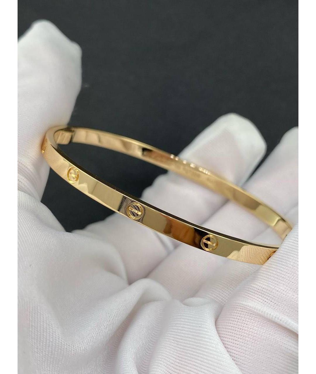 CARTIER Золотой браслет из желтого золота, фото 3