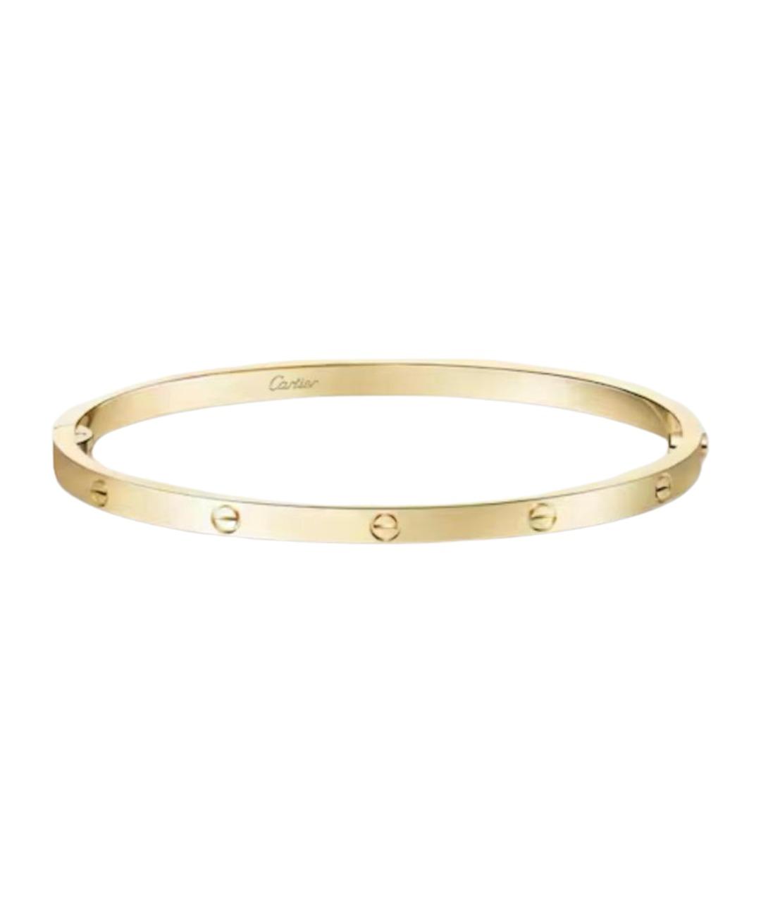 CARTIER Золотой браслет из желтого золота, фото 1