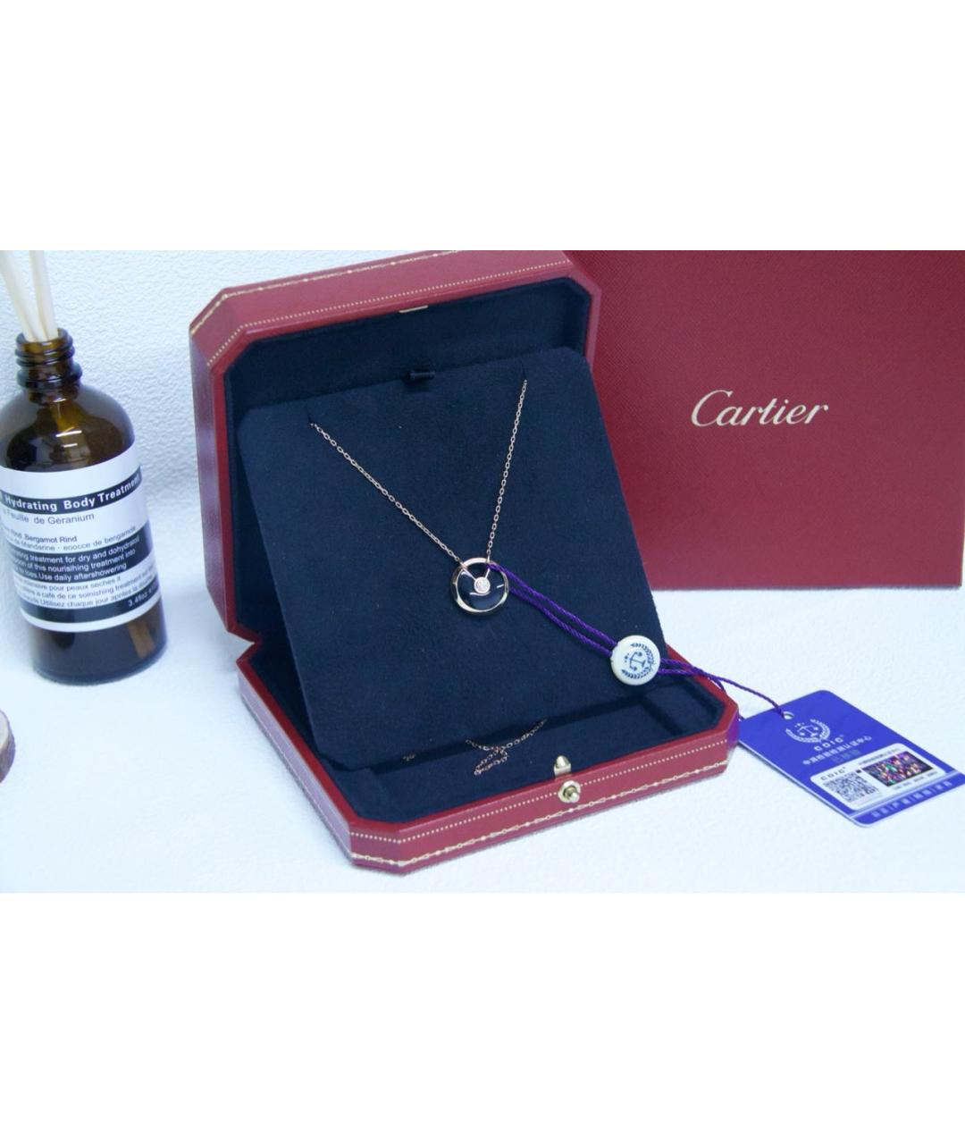 CARTIER Золотое колье из розового золота, фото 2