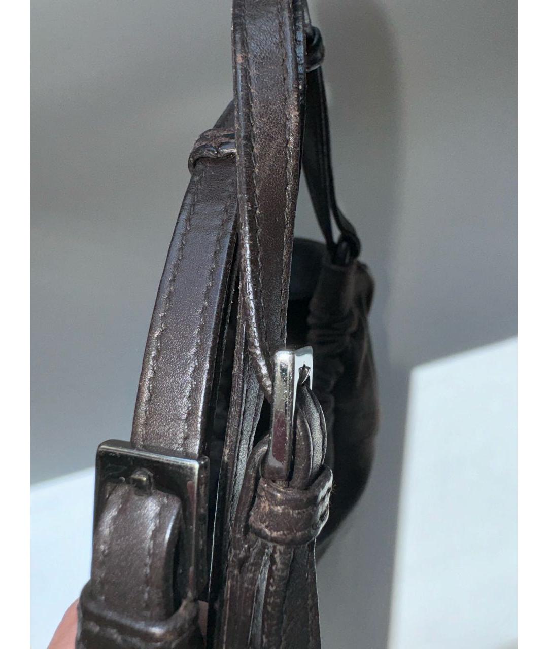 GUCCI Коричневая сумка с короткими ручками, фото 7