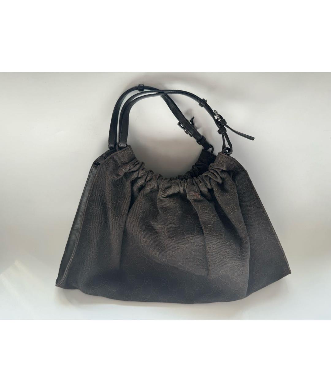 GUCCI Коричневая сумка с короткими ручками, фото 8